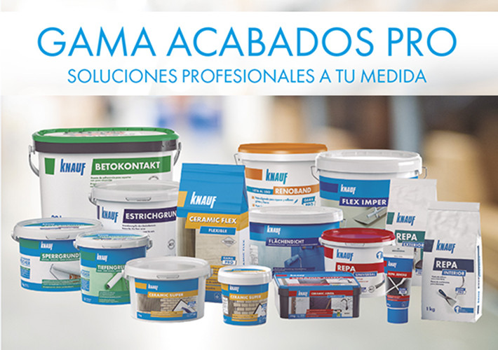 Foto Knauf lanza la Acabados Gama PRO, su nueva línea de soluciones profesionales.